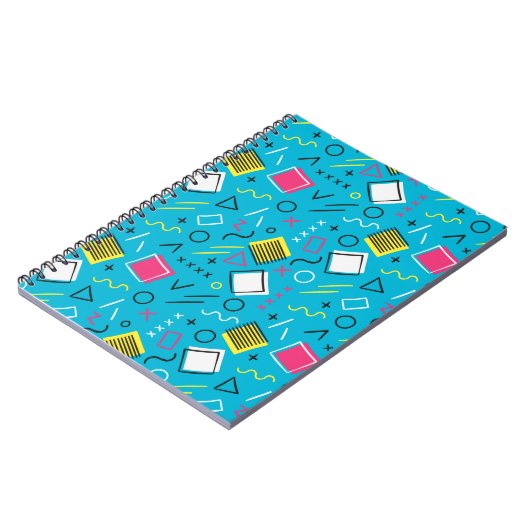 Geometrisches Muster 4 Notizblock (Linke Seite)