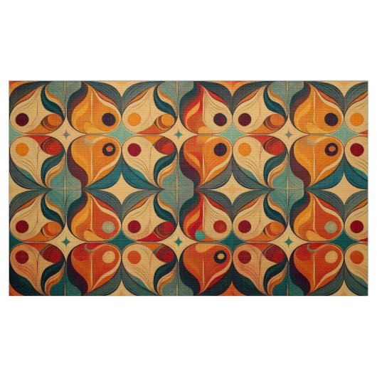 Geometrisches Muster 4 Stoff (Fat Quarter (45,7 x 55,9 cm))