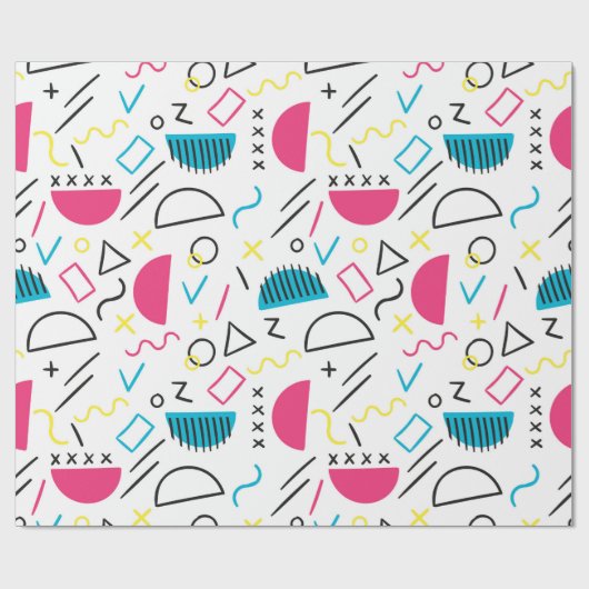 Geometrisches Muster 5 Geschenkpapier (Flach)