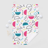 Geometrisches Muster 5 Golfhandtuch (Insitu)