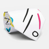 Geometrisches Muster 5 Krawatte (Gerollt)