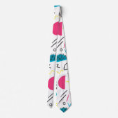 Geometrisches Muster 5 Krawatte (Rückseite)
