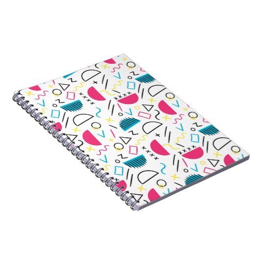 Geometrisches Muster 5 Notizblock (Rechte Seite)
