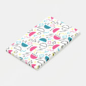 Geometrisches Muster 5 Post-it Klebezettel (angewinkelt)