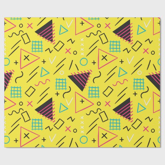 Geometrisches Muster 6 Geschenkpapier (Flach)