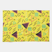Geometrisches Muster 6 Geschirrtuch (Horizontal)