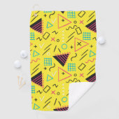 Geometrisches Muster 6 Golfhandtuch (Insitu)