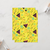 Geometrisches Muster 6 Karte (Vorderseite/Rückseite Beispiel)