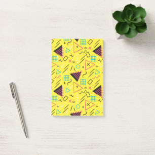 Geometrisches Muster 6 Post-it Klebezettel