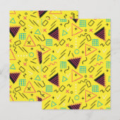 Geometrisches Muster 6 Postkarte (Vorne/Hinten)