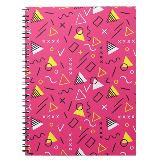 Geometrisches Muster 7 Notizblock (Vorderseite)