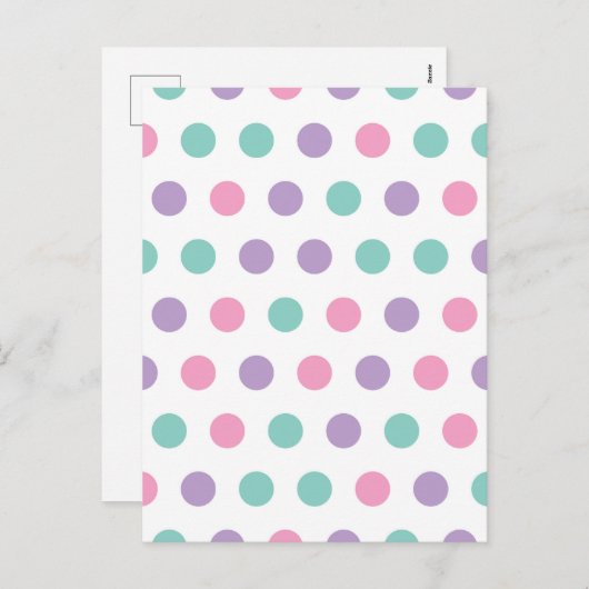 Geometrisches Muster 8 Feiertagspostkarte (Vorne/Hinten)