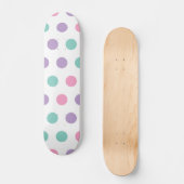 Geometrisches Muster 8 Skateboard (Vorderseite)