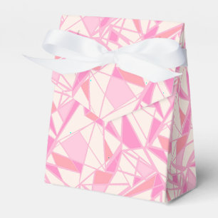 Geometrisches Muster abstrakt Farbe rosa Geschenkschachtel