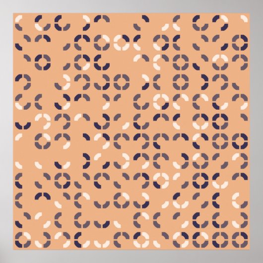 geometrisches Muster, abstrakt, Kunst, Kunstwerk, Poster (Vorne)