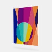 Geometrisches Muster Acrylschild (Winkel)