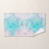 Geometrisches Muster aus eim Glas Badhandtuch Set (Handtuch)