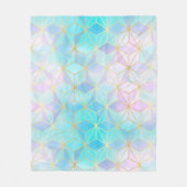 Geometrisches Muster aus eim Glas Fleecedecke (Vorderseite)