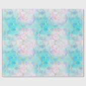 Geometrisches Muster aus eim Glas Geschenkpapier (Flach)