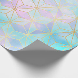 Geometrisches Muster aus eim Glas Geschenkpapier