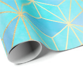 Geometrisches Muster aus eim Glas Geschenkpapier (Rolleneckpunkt)