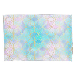 Geometrisches Muster aus eim Glas Kissenbezug