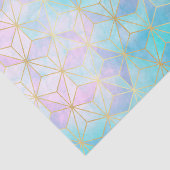 Geometrisches Muster aus eim Glas Seidenpapier (Ausschnitt)