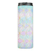 Geometrisches Muster aus eim Glas Thermosbecher (Rückseite)