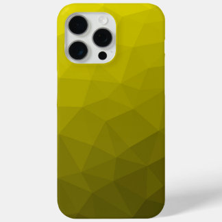 geometrisches Muster aus gelbem dunklem Ober Case-Mate iPhone Hülle