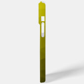 geometrisches Muster aus gelbem dunklem Ober Case-Mate iPhone Hülle (Rückseite / Links)