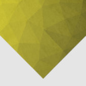 geometrisches Muster aus gelbem dunklem Ober Seidenpapier (Ausschnitt)