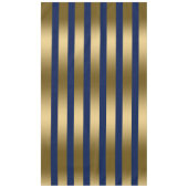 Geometrisches Muster aus Gold und Blau Tischdecke (Vorderseite)