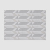 geometrisches Muster aus grauem Holz Seidenpapier (Vorderseite)