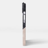 Geometrisches Muster aus Marble iPhone Hülle (Linke Seite)