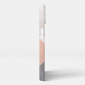 Geometrisches Muster aus Marble iPhone Hülle (Rechte Seite)