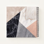 Geometrisches Muster aus Marble Notizblock (Rückseite)