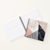 Geometrisches Muster aus Marble Notizblock (Innenseite)