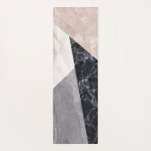 Geometrisches Muster aus Marble Yogamatte (Rückseite)