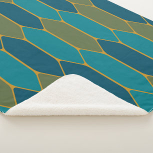 Geometrisches Muster aus marokkanischem Glas Sherpadecke