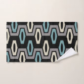 geometrisches Muster Badhandtuch Set (Handtuch)
