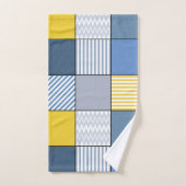 Geometrisches Muster Badhandtuch Set (Handtuch)