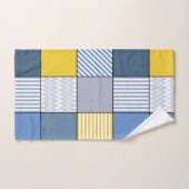 Geometrisches Muster Badhandtuch Set (Handtuch)