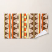 Geometrisches Muster Badhandtuch Set (Handtuch)