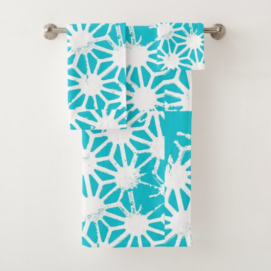 geometrisches Muster Badhandtuch Set (Insitu)