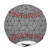 Geometrisches Muster Baseball (Rückseite)