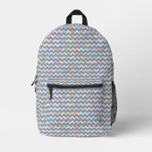 Geometrisches Muster Bedruckter Rucksack (Vorderseite)