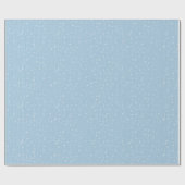 Geometrisches Muster | Blaue Sternenstaub Geschenkpapier (Flach)