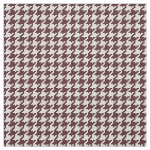 Geometrisches Muster Browns und des weißen Stoff