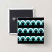 Geometrisches Muster Button (Vorne & Hinten)