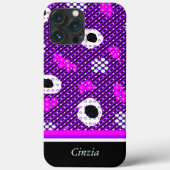 Geometrisches Muster Case-Mate iPhone Hülle (Rückseite)